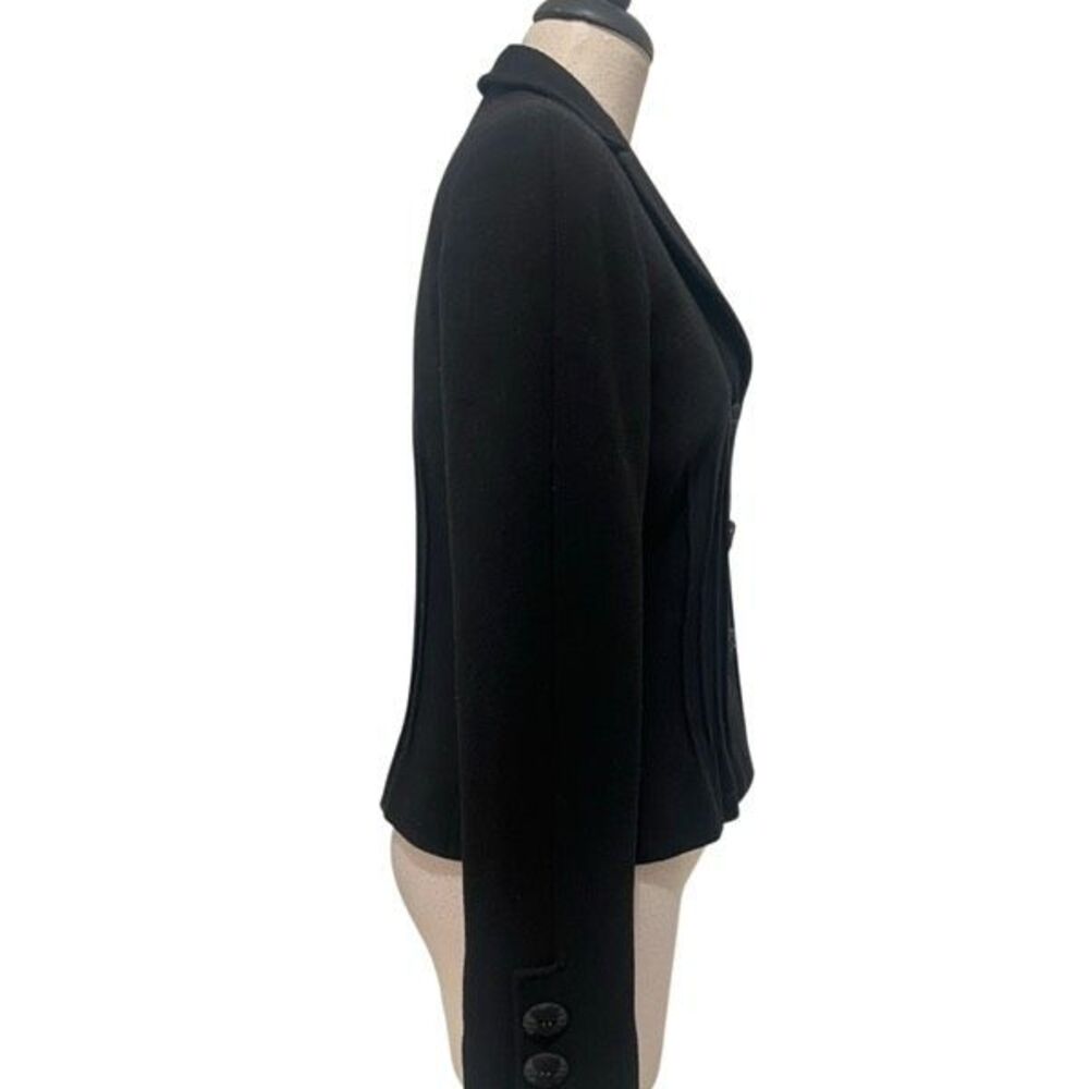 Etcetera Womens Button Front Notch Collar Stretch… - image 6